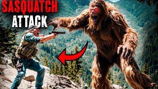 SASQUATCH ATTACK CAUGHT ON VIDEO | "It Sent Me To The HOSPITAL" | #bigfoot 2024