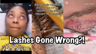 SUPER GLUE ON LASHES? Lash infections?| Lash horror stories