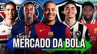 MERCADO DA BOLA 2025 l ALMIRON no BOTAFOGO, V. ROQUE SERÁ VENDIDO, DAVIES, ISAK e+