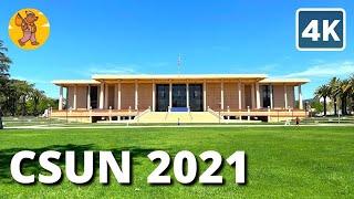 CSUN Campus Walking Tour 2021 | 4K Ultra HD |  Binaural Sound