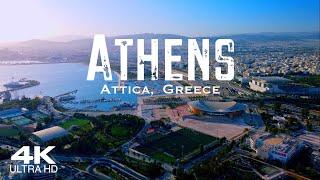 [4K] ATHENS  Αθήνα 2024 | 2 Hour Drone Aerial Relaxation Film Drone Aerial | Greece Ελλάδα