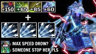 EPIC Max Attack Speed Pirate Hat Drow Ranger vs 2x Rapier + Deso Lvl 2 Sniper Crazy Battle Dota 2