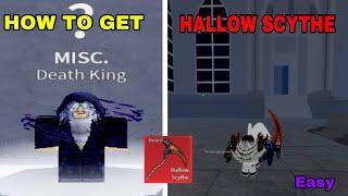 How to get Hallow Scythe in blox fruit | easily | Roblox.