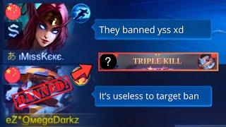 I GOT TARGET BANNED BUT THEY DIDN'T KNOW I CAN PLAY THIS OP HERO..
