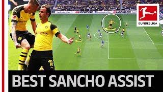 Sancho's Dream Assist Headed in by Götze - Assist of the Season so far?