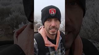 Bald Moutain Peaking Above the Freezing Fog #rvlife #rvliving #travel #wintertravel