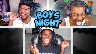 The FUNNIEST Boys Night Podcast w/ Kai Cenat, BruceDropEmOff, & YourRAGE..