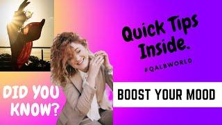 Boost your mood | Quick Tips | Facts for happy you #Positivity #UpliftingVlog