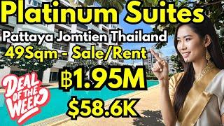 Pattaya Jomtien Thailand Condo 49 Sqm Easy Foreigner Financing Sale/Rent