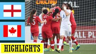 England vs Canada Highlights | Women's Football Friendly International