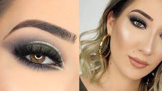 OLIVE GREEN SMOKEY EYE MAKEUP TUTORIAL