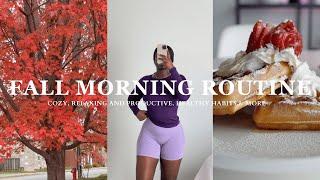 6AM FALL MORNING ROUTINE ️ | a cozy, relaxing autumn morning 2023  ~aesthetic~