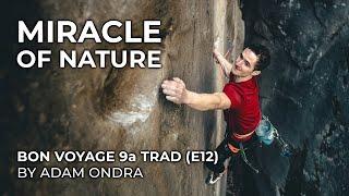 Potentially World's Hardest Trad Route - Bon Voyage E12 (9a) | Adam Ondra