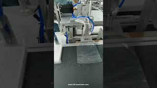 Automatic car air filter pad product side inserting bag sealing packing machine