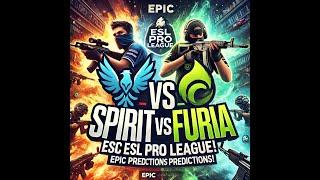 Spirit vs FURIA - ESL Pro League Predictions! | CS2  Analysis ( 2024 09 17 )