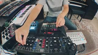 Dawless progressive house jam w. hardware synths Model D, Volca FM, JD-08 & Model:Samples