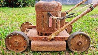 I Restored an Old Rusty Lawn Mower