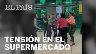 PELEA EN MERCADONA: Una mujer AGREDE a un dependiente tras intentar ROBAR langostinos, jamón y vino