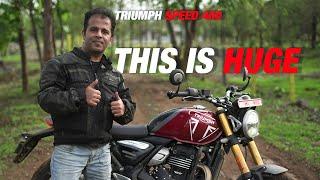 Triumph Speed 400 SEAT HEIGHT REVIEW | How about a six-foot rider?