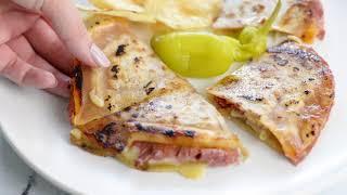 Easy Grain-Free Reuben Quesadillas | The Defined Dish