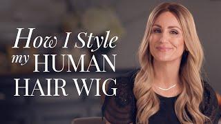 How I Style My Human Hair Wig