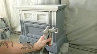 Painting Furniture with a Graco Paint Sprayer Slow Motion