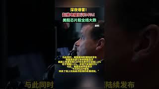 AMD狂泻34%！美股芯片股全线大跌