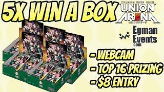 Union Arena: Demon Slayer 5x Win A Box Tournament Stream