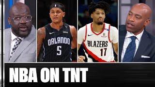 Shaq Reacts to Paolo Joining an ELITE Orlando Magic Club + VC Talks Sharpe's Game  | NBA on TNT