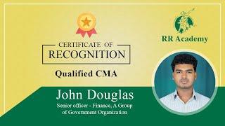 Watch John Douglas, AIR-11, CMA exam share his journey to success