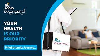 Phlebotomist Journey @ApolloDiagnosticsIndia #apollodiagnostics #vaccinatedteam