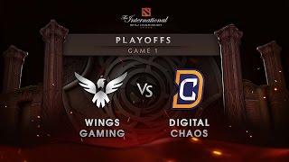 Wings vs Digital Chaos - Upper Bracket -  Game 1 -The International 6