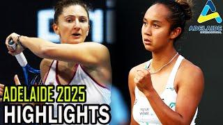 Leylah Fernandez vs Irina Camelia Begu Highlights | Adelaide 2025