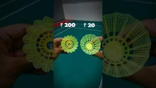 Which shuttlecock is better? #badminton