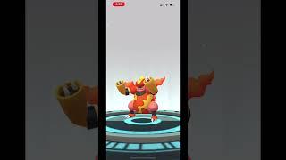 LUCKY MAGMAR EVOLUTION  To MAGMORTAR #pokemongo #pokemon #pokémon #luckypokemon #magmar  #evolution