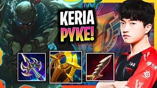 KERIA BRINGS BACK PYKE! | T1 Keria Plays Pyke Support vs Singed!  Season 2024