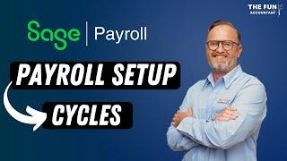 What is a payroll cycle and why is it important in Sage Business Cloud Payroll?