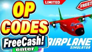 ALL *NEW* SECRET OP CODES In Roblox Airplane Simulator Codes! (2023)