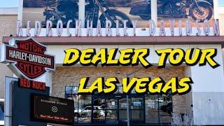 Tour Red Rock Harley Davidson Top Shop  Has Won Numerous Awards / Good Inventory / Large Parts 4K