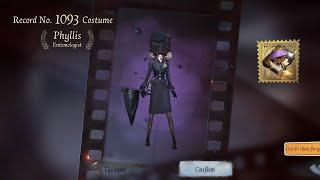 Identity V | SUCH A UNIQUE SKIN FOR A UNIQUE CHARACTER! | Entomologist “Phyllis” Gameplay