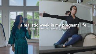 pregnancy vlog | attending weddings, getting sick, workout regimen (2nd trimester)