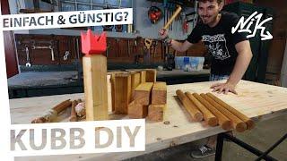 Wikingerschach/Kubb nur mit der Stichsäge basteln | Niklas Schaub