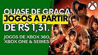 Ofertas de JOGOS QUASE DE GRAÇA no XBOX 360, XBOX ONE e SERIES a Partir de R$ 1,31 em Promoção!