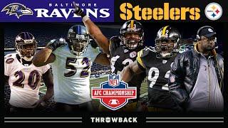 Legendary AFC North Defensive Battle! (Ravens vs. Steelers 2008, AFC Championship)