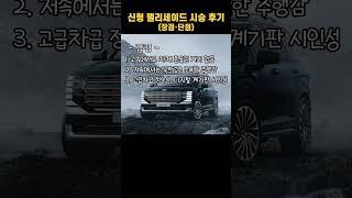 신형 팰리세이드 시승후기(장점, 단점, 한줄요약) #엔카 #중고차 #페리 #페이스리프트
