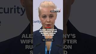 Alexey Navalny’s wife speaks after Russian prison says he died
