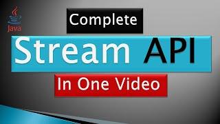 java stream api complete tutorial | learn stream api in one video