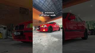 Maybe let’s stay home today  #BMW #E36 #Cargasm