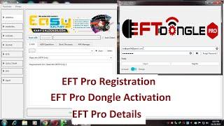 EFT Pro Dongle registration & Activation