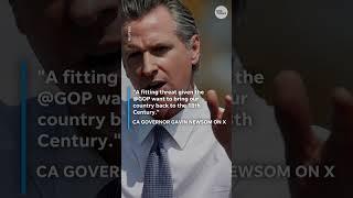 Speaker Johnson says Gov. Newsom should be ‘tarred and feathered’ for defying Trump #Shorts